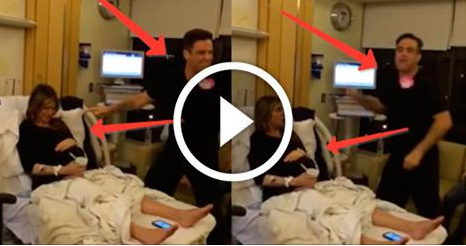 Великолепный танец Робби Уильямса в больнице для своей жены!