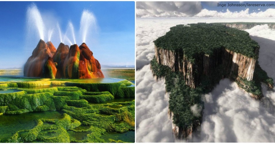 20 невероятных мест, которые выглядят так, будто они — на другой планете