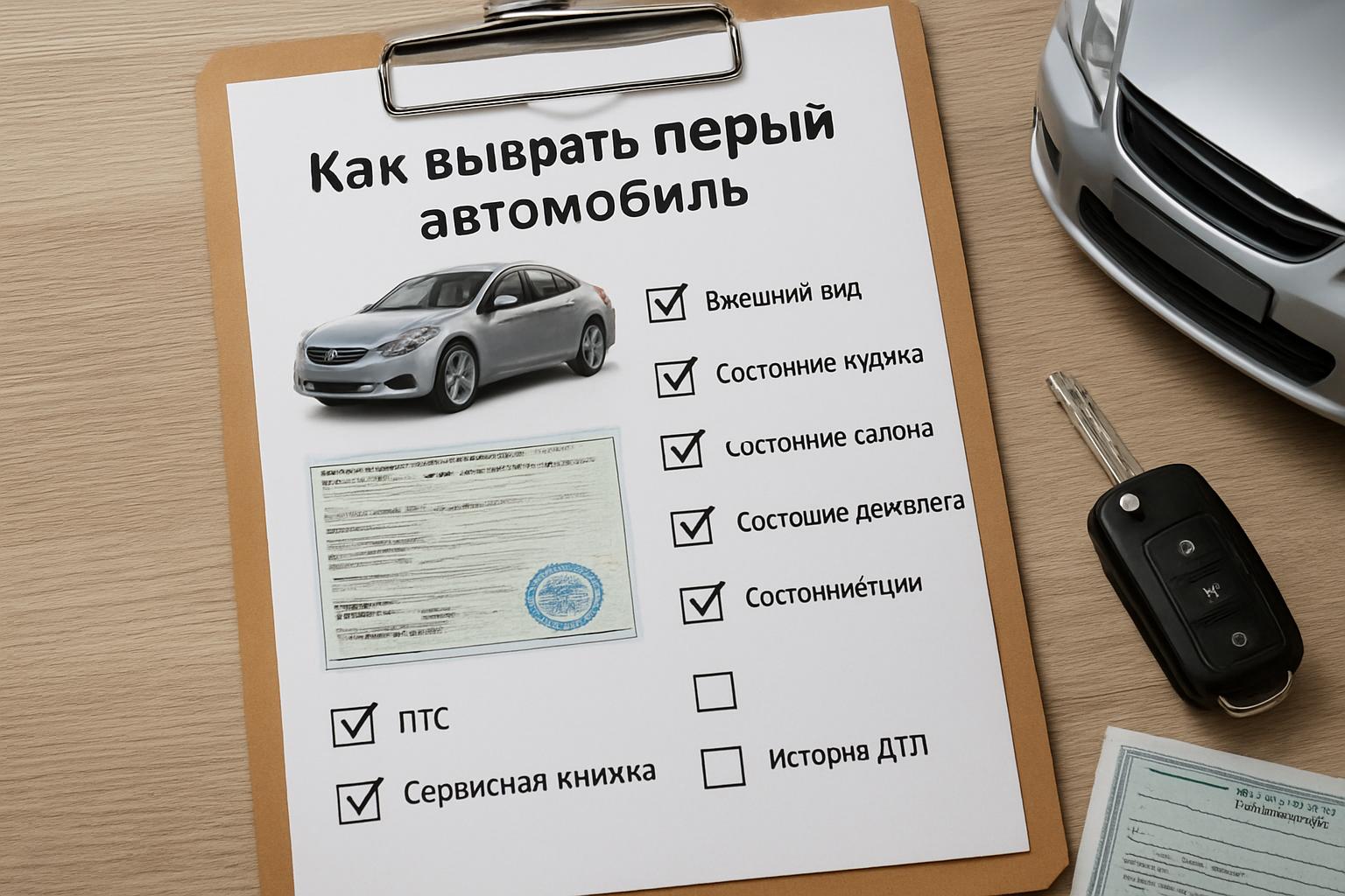 Как выбрать первый автомобиль: чек-лист для новичка. Что проверить визуально и документально